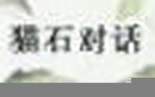 猫石对话(猫石对话每日运势)