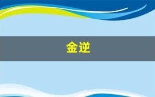 金逆(金逆2024时间表)