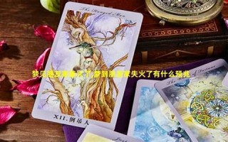 梦见失火(梦见失火扑不灭是什么意思)