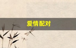 爱情配对(算姻缘免费两个人)