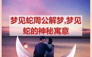 解梦 蛇(解梦蛇是什么预兆)